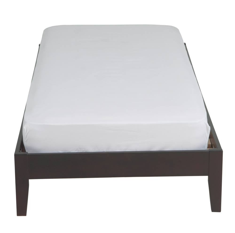 Nevis Simple Platform Bed in Espresso - What A Room