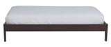 Nevis Simple Platform Bed in Espresso - What A Room