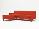 Mid-Century and Contemporary Chaise Sofa