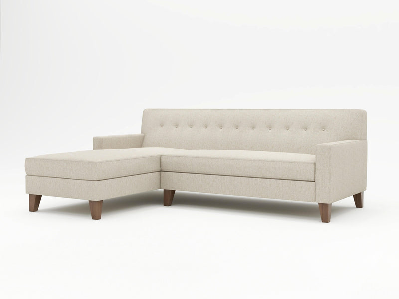 Medium sized custom sofa with chaise