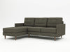 A simple, modular looking chaise with sofa