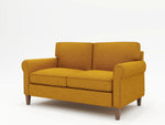 Stitched Living Opus Custom Loveseat Sofa Upholstered Bella Goldenrod SL-Mayfair-Loveseat-Bella Goldenrod