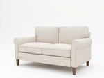 Stitched Living Opus Custom Loveseat Sofa Upholstered Bella Pearl SL-Mayfair-Loveseat-Bella Pearl