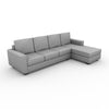 Angela Square Arm Upholstered Sofa Chaise XL - What A Room